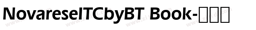 NovareseITCbyBT Book字体转换